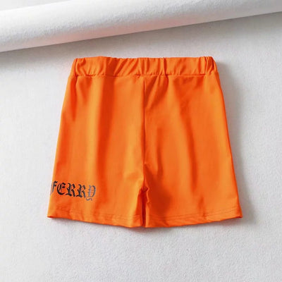 Shorts Deportivos Cintura Alta Elásticos para Mujer Fit Casual - Image 2