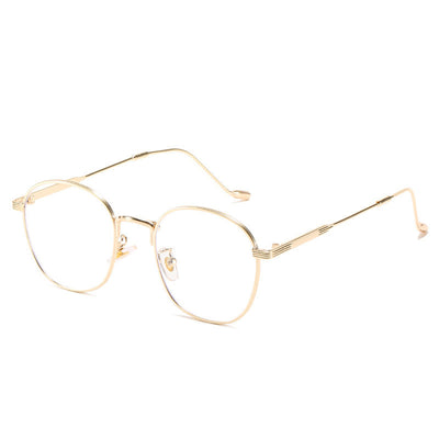 Gafas Ópticas Anti Luz Azul con Marco Metálico Retro para Hombre y Mujer - Image 9