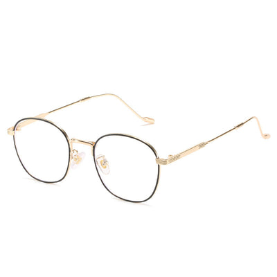 Gafas Ópticas Anti Luz Azul con Marco Metálico Retro para Hombre y Mujer - Image 5