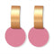 New Korean Statement Round Earrings For Women Geometric Dorado Shell Fluff Dangle Drop Earrings Brincos 2020 Fashion Jewelry J