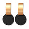 New Korean Statement Round Earrings For Women Geometric Dorado Shell Fluff Dangle Drop Earrings Brincos 2020 Fashion Jewelry L