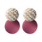 New Korean Statement Round Earrings For Women Geometric Dorado Shell Fluff Dangle Drop Earrings Brincos 2020 Fashion Jewelry T
