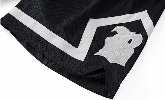 Pantalones de Baloncesto con Malla Doble Capa y Bordado - Image 12
