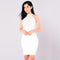Vestido Bandage Corto Backless con Detalles de Pedrería para Fiesta