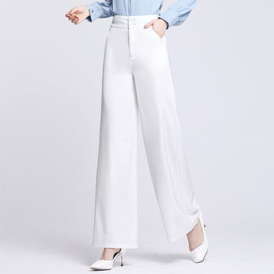 Pantalones de Cintura Alta para Mujer Talla Grande - Cómodos y Frescos para Verano - Image 9