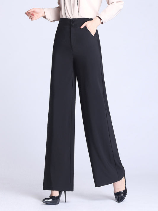 Pantalones de Cintura Alta para Mujer Talla Grande - Cómodos y Frescos para Verano - Image 2