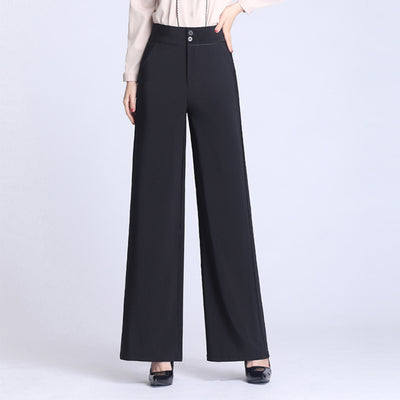 Pantalones de Cintura Alta para Mujer Talla Grande - Cómodos y Frescos para Verano - Image 3