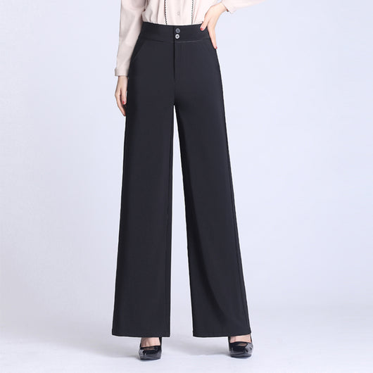 Pantalones de Cintura Alta para Mujer Talla Grande - Cómodos y Frescos para Verano - Image 3