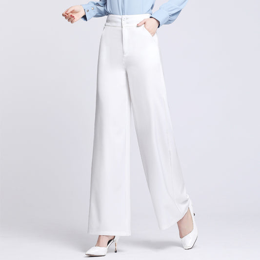 Pantalones de Cintura Alta para Mujer Talla Grande - Cómodos y Frescos para Verano