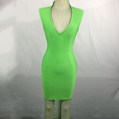 Blusa de Malla Transparente con Cuello Alzado y Escote Profundo - Image 13