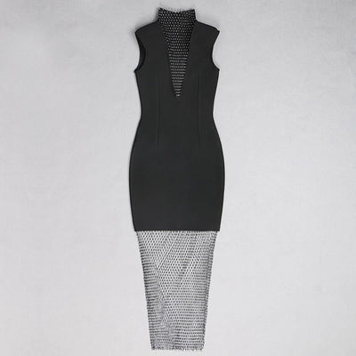 Blusa de Malla Transparente con Cuello Alzado y Escote Profundo - Image 11