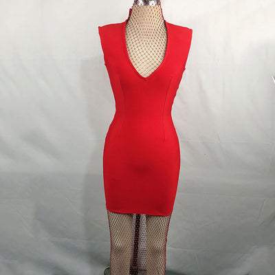 Blusa de Malla Transparente con Cuello Alzado y Escote Profundo - Image 14