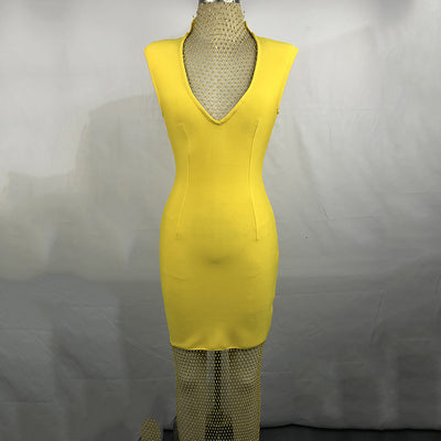 Blusa de Malla Transparente con Cuello Alzado y Escote Profundo - Image 17