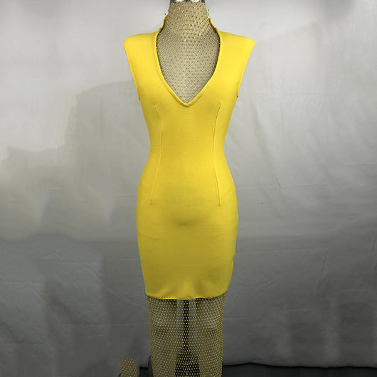 Blusa de Malla Transparente con Cuello Alzado y Escote Profundo - Image 17