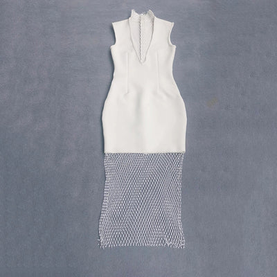 Blusa de Malla Transparente con Cuello Alzado y Escote Profundo - Image 19