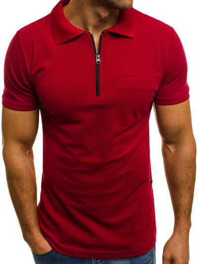Playera Casual Manga Corta con Solapa para Hombre - Image 4
