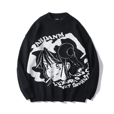Suéter Oversized Otoño Unisex - Pullover Street Wear Manga Larga - Image 9