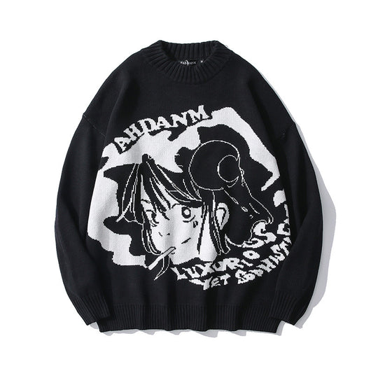 Suéter Oversized Otoño Unisex - Pullover Street Wear Manga Larga - Image 2