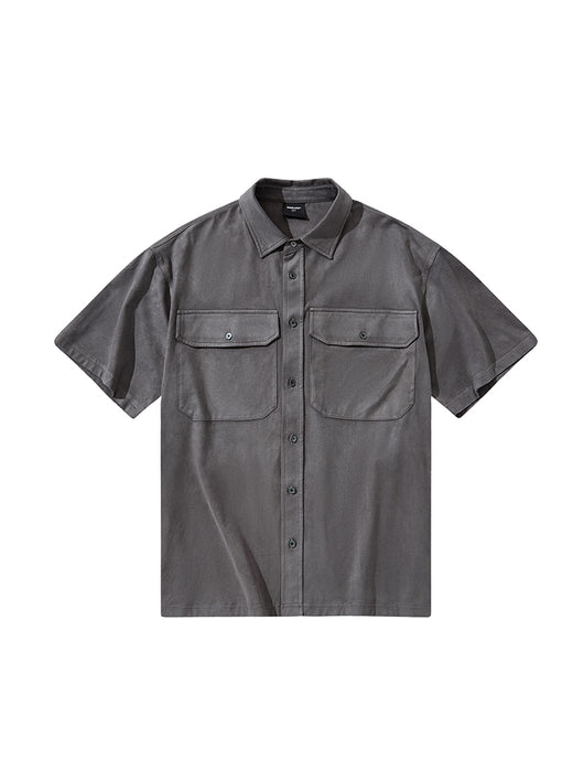 Camisa Suave de Gamuza con Bolsillos - Diseño Minimalista y Cómodo - Image 7