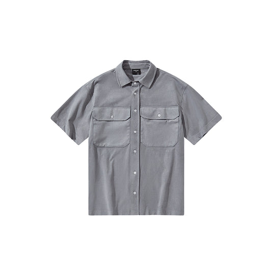 Camisa Suave de Gamuza con Bolsillos - Diseño Minimalista y Cómodo - Image 3