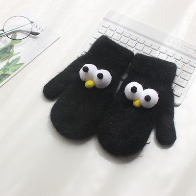 Guantes Infantiles con Orejas de Conejo y Ojos Grandes para Niños y Niñas - Image 7