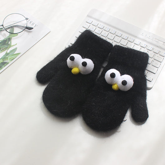 Guantes Infantiles con Orejas de Conejo y Ojos Grandes para Niños y Niñas - Image 7
