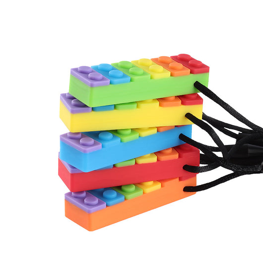Mordedor Multicolor de Bloques de Silicona para Bebés - Image 10