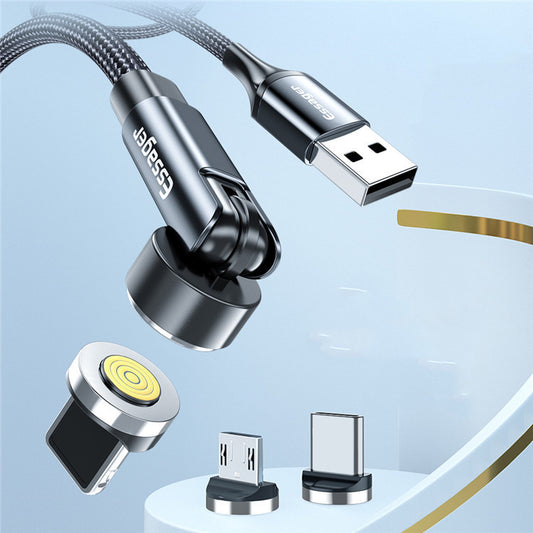 Cable de Carga Magnético 3 en 1 con Imán Ultra Potente
