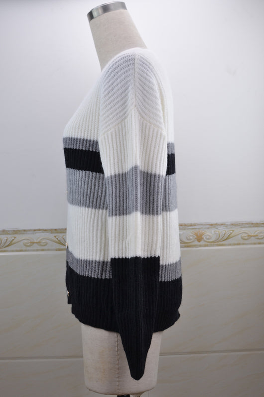 Cardigan Tejido Mixto Estilo Europeo y Americano - Image 4