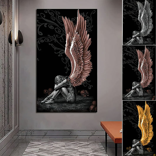 Póster Ángel Sentado con Alas - Cuadro Decorativo para Sala de Estar - Image 9