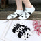 Nautical Black and White Cat Patterned Socks
