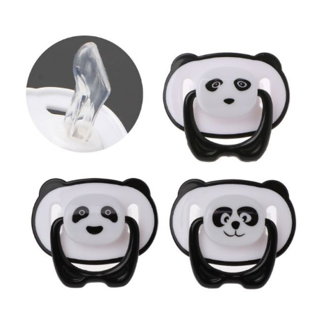 Chupete para Bebé con Tapa, Forma de Panda Tierno para Dormir Tranquilo