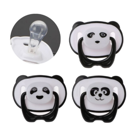 Chupete para Bebé con Tapa, Forma de Panda Tierno para Dormir Tranquilo - Image 2