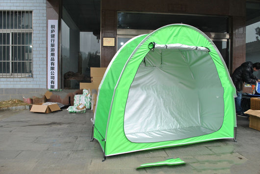Carpa de Ciclismo Verde Mejorada para Exterior