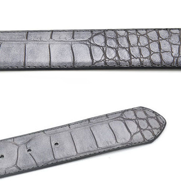 Cinturón de Cuero Dividido para Hombre - Diseño Lujo con Patrón Exclusivo