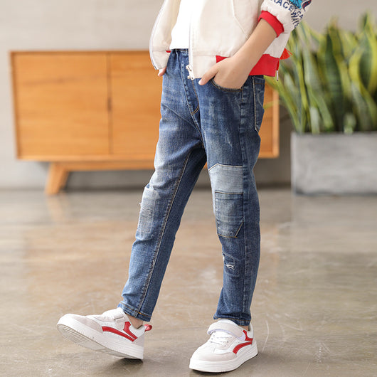 Pantalones de Mezclilla para Niños - Primavera y Otoño - Image 4