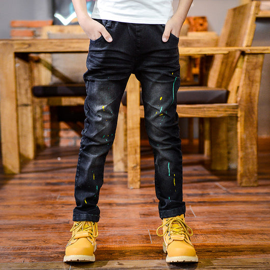 Pantalones de Mezclilla para Niños - Primavera y Otoño - Image 5