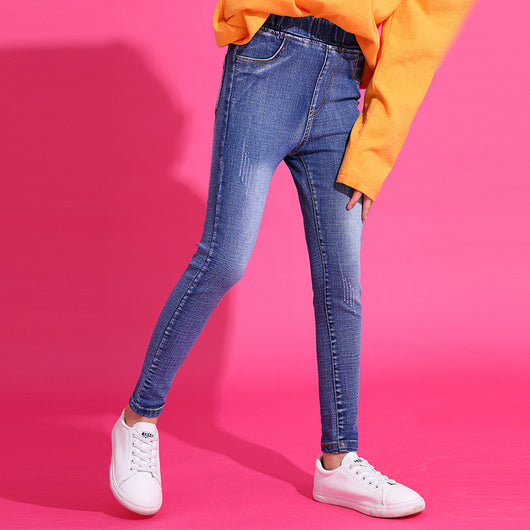 Pantalones Vaqueros Fleece para Niñas - Comodidad y Estilo - Image 10