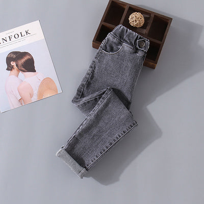Pantalones Vaqueros Fleece para Niñas - Comodidad y Estilo