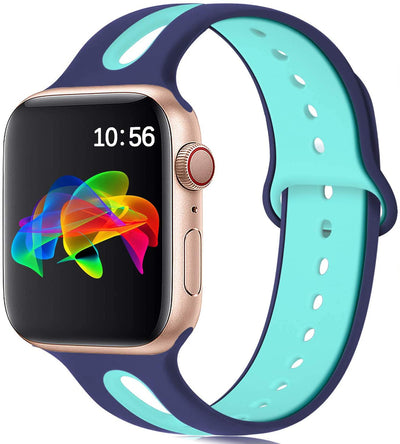 Correa de Silicona Compatible con Apple Watch - 6 Orificios Resistente - Image 23