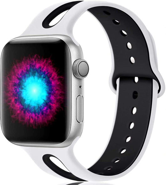 Correa de Silicona Compatible con Apple Watch - 6 Orificios Resistente - Image 34