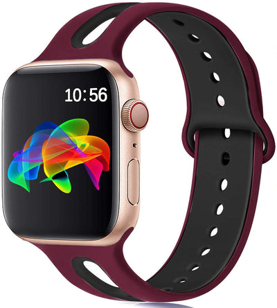 Correa de Silicona Compatible con Apple Watch - 6 Orificios Resistente - Image 36