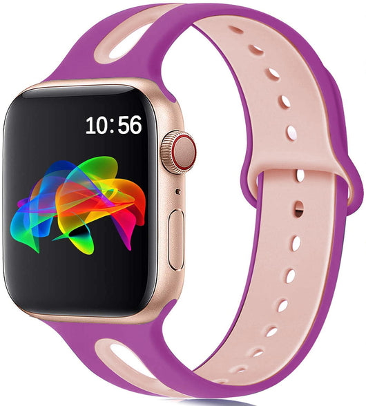 Correa de Silicona Compatible con Apple Watch - 6 Orificios Resistente - Image 41