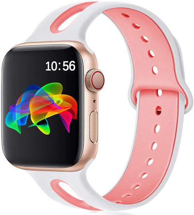 Correa de Silicona Compatible con Apple Watch - 6 Orificios Resistente - Image 38