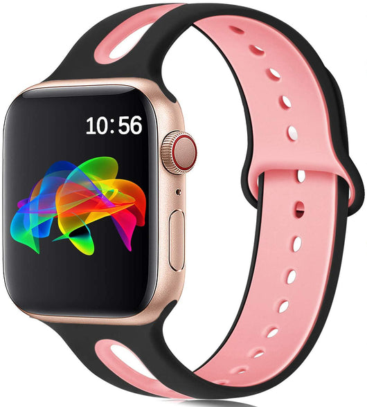 Correa de Silicona Compatible con Apple Watch - 6 Orificios Resistente