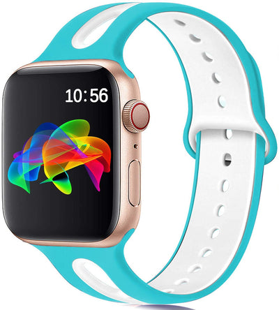 Correa de Silicona Compatible con Apple Watch - 6 Orificios Resistente - Image 9