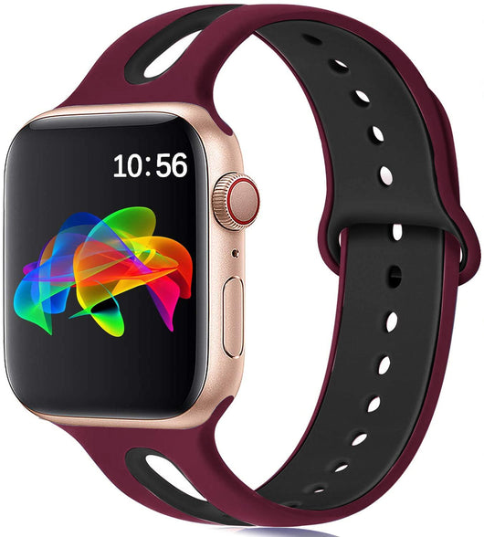 Correa de Silicona Compatible con Apple Watch - 6 Orificios Resistente - Image 17