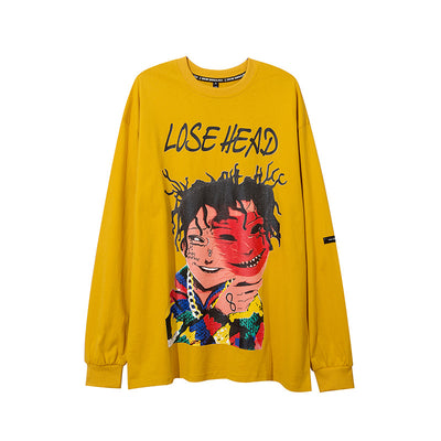 Playera de Manga Larga con Estampado de Personaje Cartoon - Estilo Urban para Hombre - Image 13