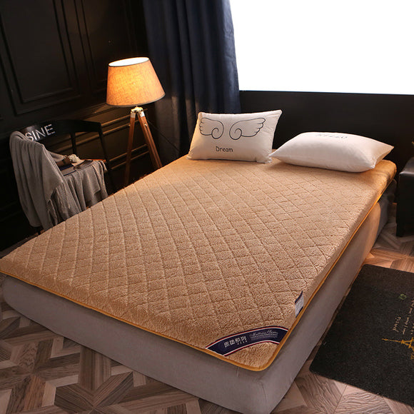 Cama Plegable para Dormitorio con Colchón de Lana 0.9m - Calidez Garantizada