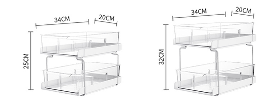 Organizador de Gabinete con Cajones Extraíbles para Especias y Cosméticos - Image 6